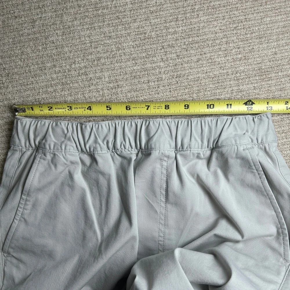 J.Crew Cordura Dock Pants Mens XS Stone Drawstring Cotton Blend‎ CK691